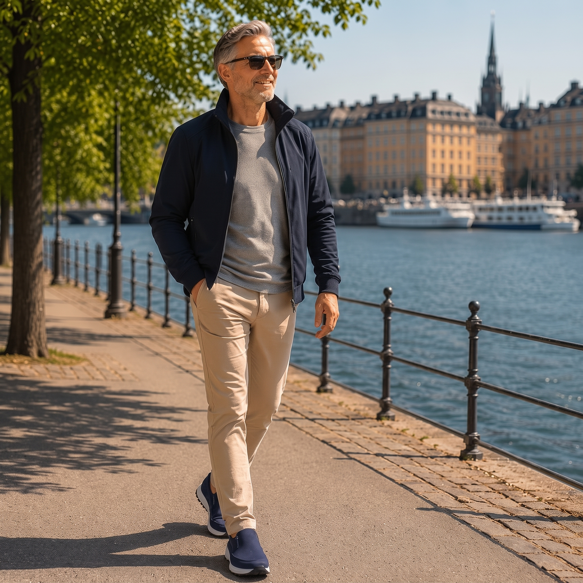 Ortopædiske herresko uden snørebånd – bild 4