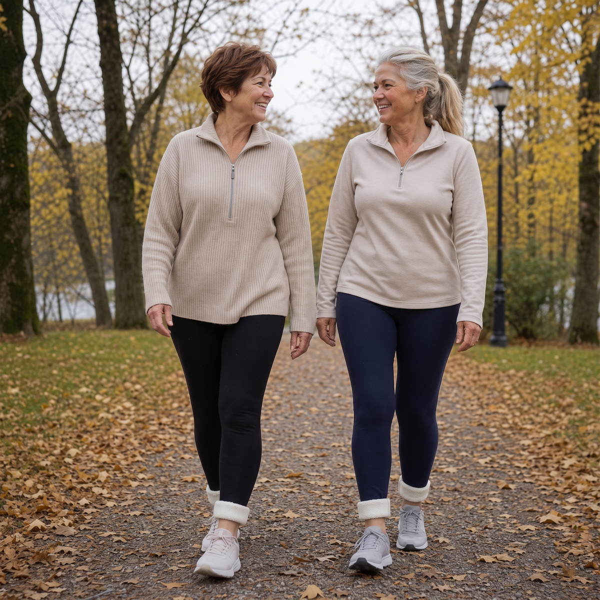 Varmeleggings med fleecefor – bild 2