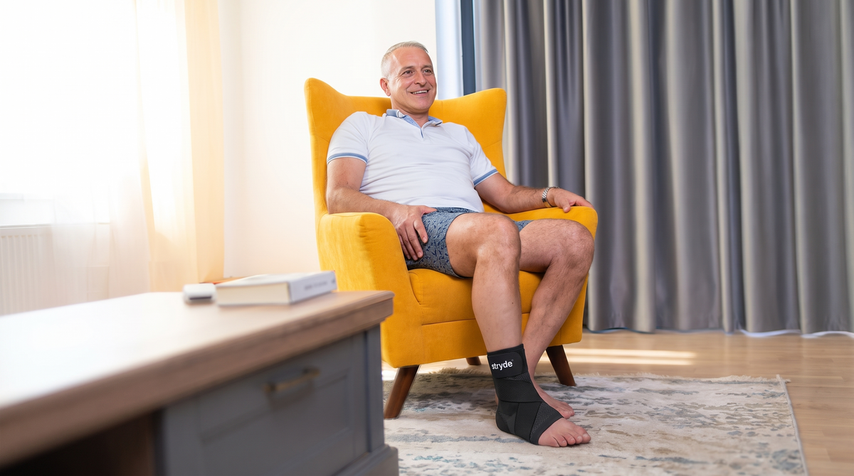 Stryde Foot Sleeve derhjemme
