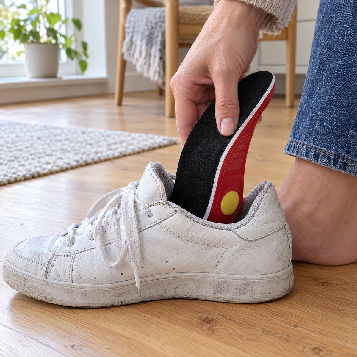 Arch Pro lægges i en sneaker