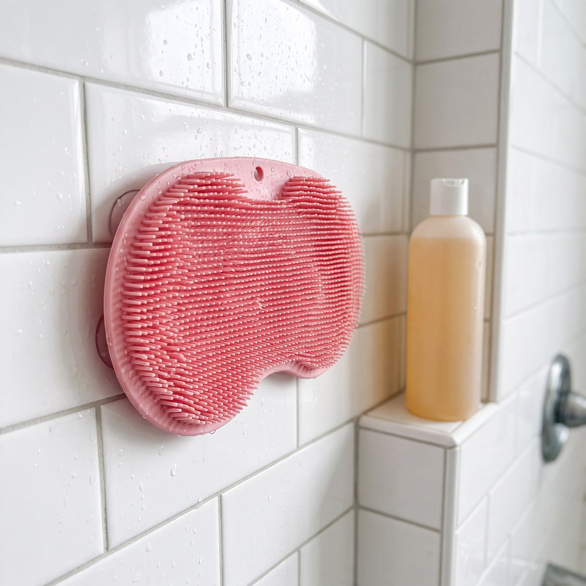 Skrubbemåtte til fødderne i brusebadet, i hverdagen
